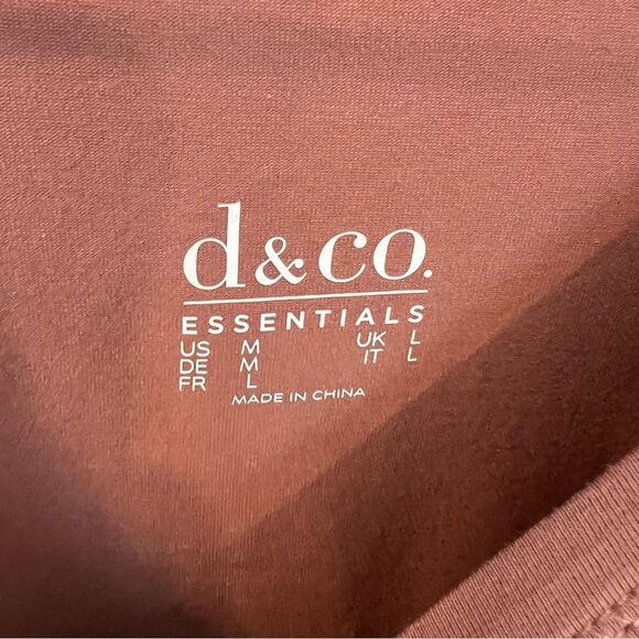 New Denim& Co Perfect Jersey 3/4 Sleeve Round Neck Top | Size M - Picture 4 of 9